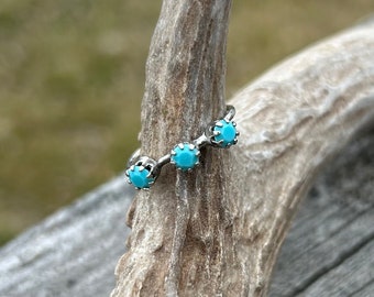 Ring, faux turquoise, Costume jewelry
