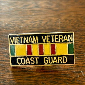 Vietnam Veteran Coast Guard Lapel Pin