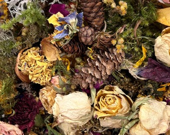 Potpourri, a native mix of plants and herbs from Montana's Misty Mountains, large bag