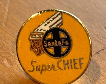Santa Fe Super CHIEF train line pin