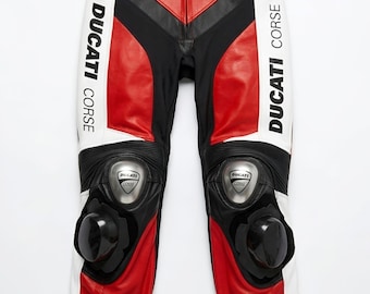 Pantaloni in pelle DUCATI corse C6 - pantaloni da moto da uomo - Moto Gear