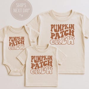 Pumpkin Patch Crew Shirt, Matching Family Fall Shirts, Pumpkin Patch Outfit