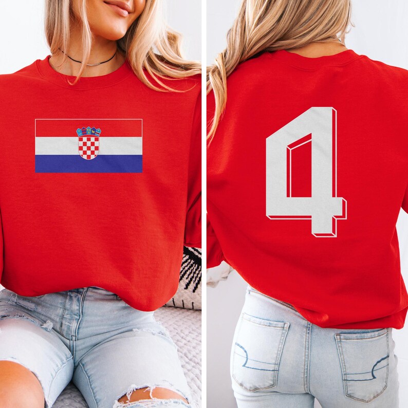 Croatia Football Jersey Graphic Tee, 2026 World Cup Inspired, Unisex Soccer Shirt image 6