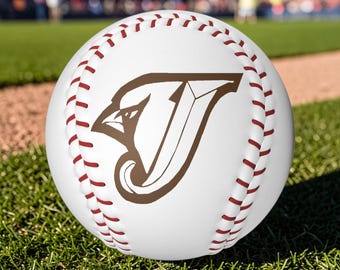 Personalized Engraved Baseball Ball Custom Number and Logo Baseball Double Sided Baseball Player Gift Team Gift Laser Engraved Keepsake