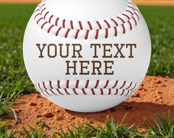 Personalized Engraved Baseball Custom Text Baseball Ball Custom Name Baseball Gift Custom Message Baseball Keepsake Gift for Him  ⸻