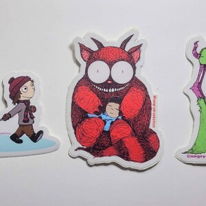 MONSTERS & BOYS sticker set