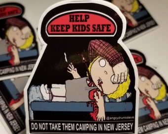 Friday the 13th - 4"  Horror Safety Kid
