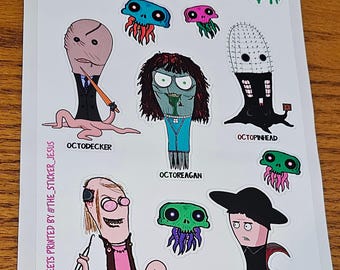 Octogoth Sticker Sheet Regan