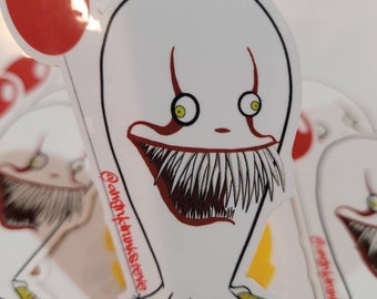 Hungry Clown Octogoth Sticker