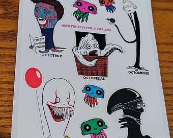 Octogoth Sticker Sheet Belial