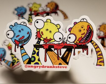 Munchies!  Large Vinyl Sticker