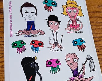 Octogoth Sticker Sheet Alex