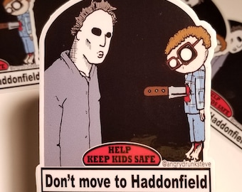 Halloween - 4"  Safety Kid sticker