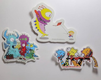 MONSTER PICNIC stickers