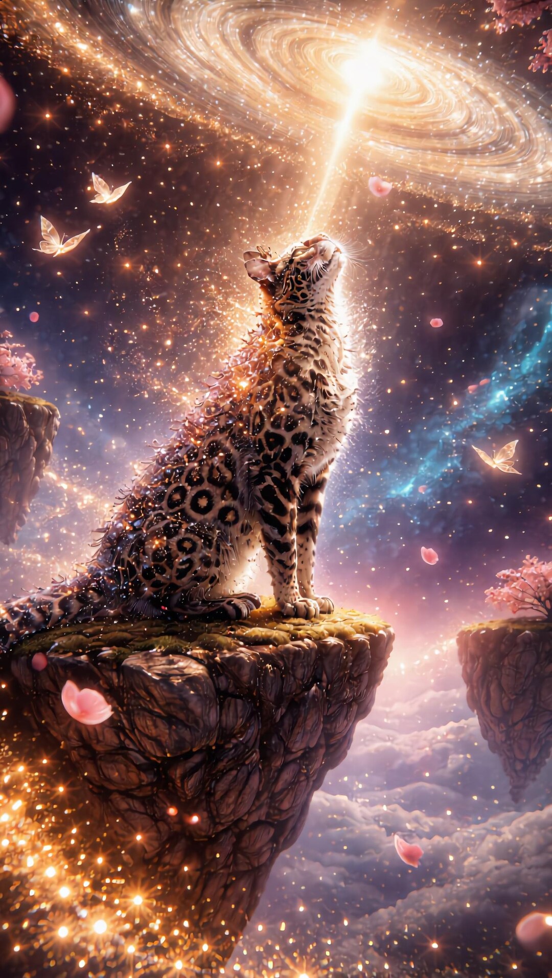 3 Pieces Leopard Transformation Art – Mystical Fantasy Animal Print ...