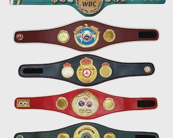 Aangepaste kampioenschapsriemen boksen – WBC, WBO, IBF, ibo replicastijlen