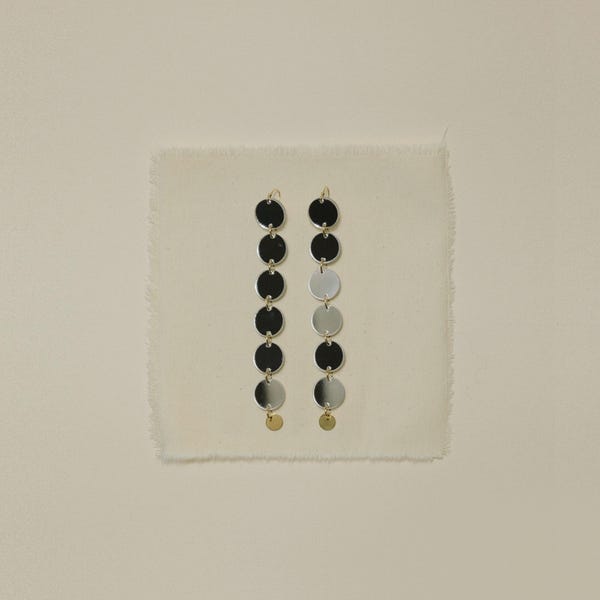 Boucles d'oreilles miroir
