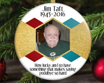 Memorial Christmas Ornament - Memorial Gift - In Loving Memory - Loss of father - Grandfather Loss - Sympathy Gift - Loss of Loved One