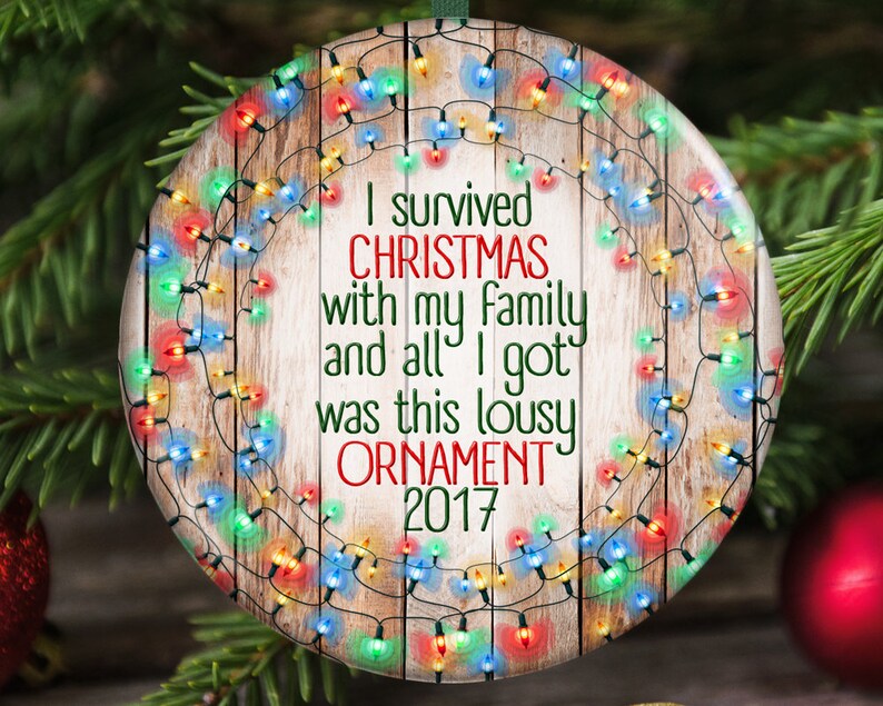 Gag Gift for Family Christmas Ornament White Elephant Gift Etsy