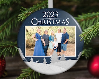 Family Christmas Ornament 2023, Personalized Family Christmas Ornament, Gift from Family, Gift For Family, Family Name Ornament