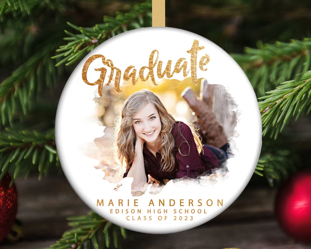 Graduation Christmas Ornament, Class of 2023 or Class of 2024 or ANY ...