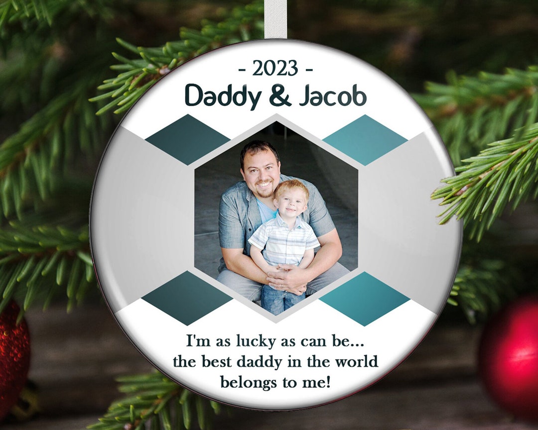 Daddy Christmas Ornament 2023, Christmas Ornament for Dad, Gift for Dad