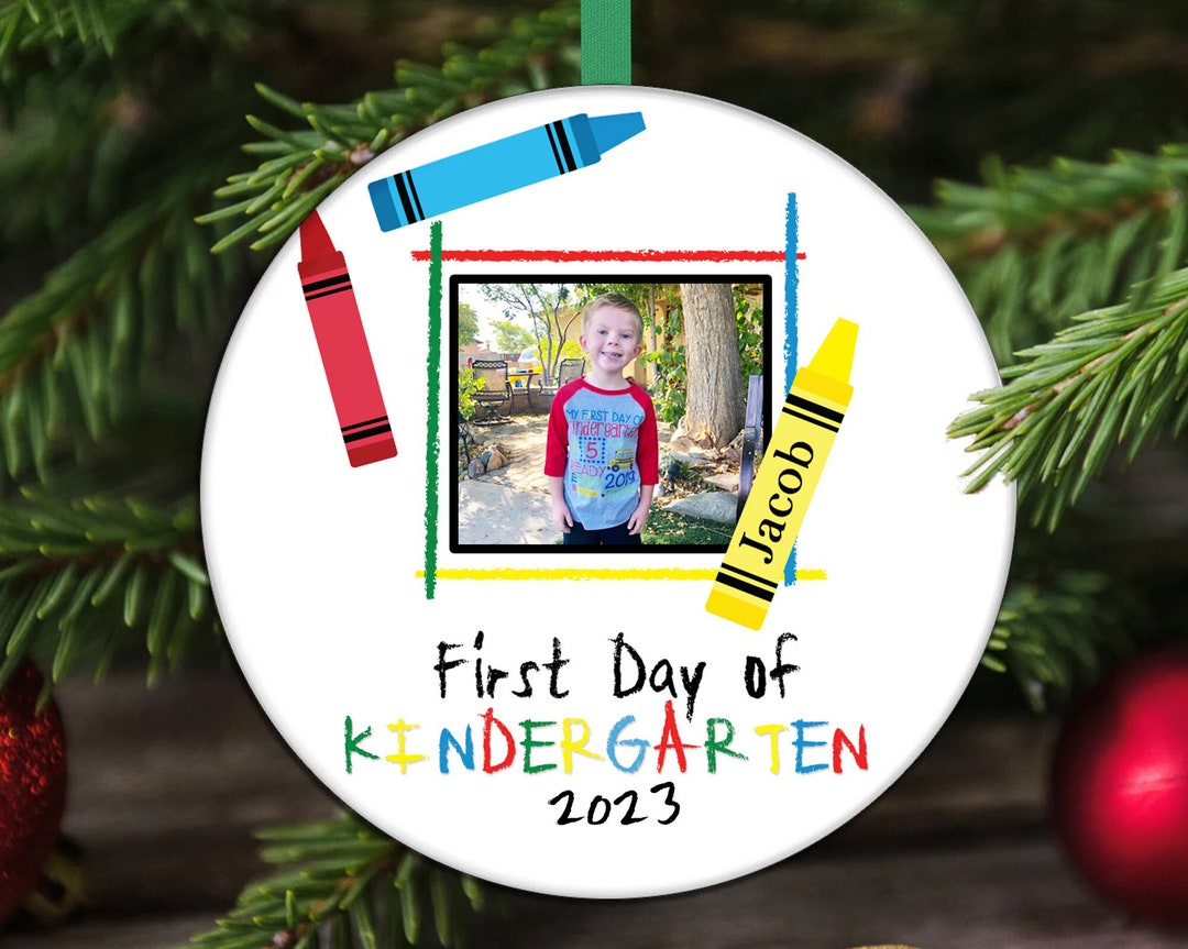 First Day Of Kindergarten Christmas Ornament First Day Of School first-day-of-kindergarten-christmas-ornament-first-day-of-school