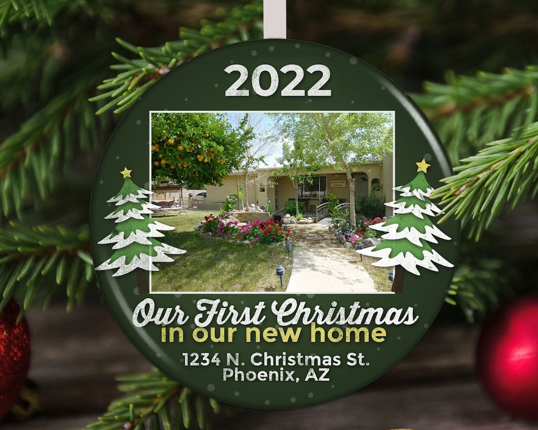 Our First Home Christmas Ornament 2022 Our New House Etsy