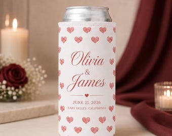 Porta-latas "Lucky In Love" para casamento, pacote com várias unidades, lembrancinha de casamento personalizada, presente para padrinhos e madrinhas, porta-latas personalizados para despedida de solteira.