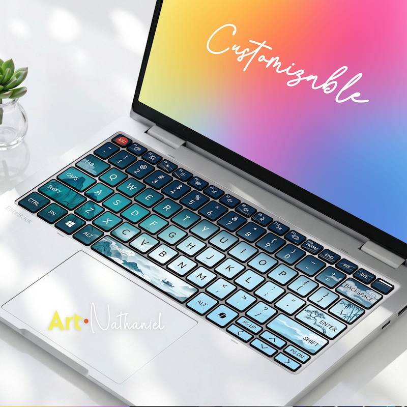 Alphanet Notebook Laptop Keyboard Stickers - Etsy UK