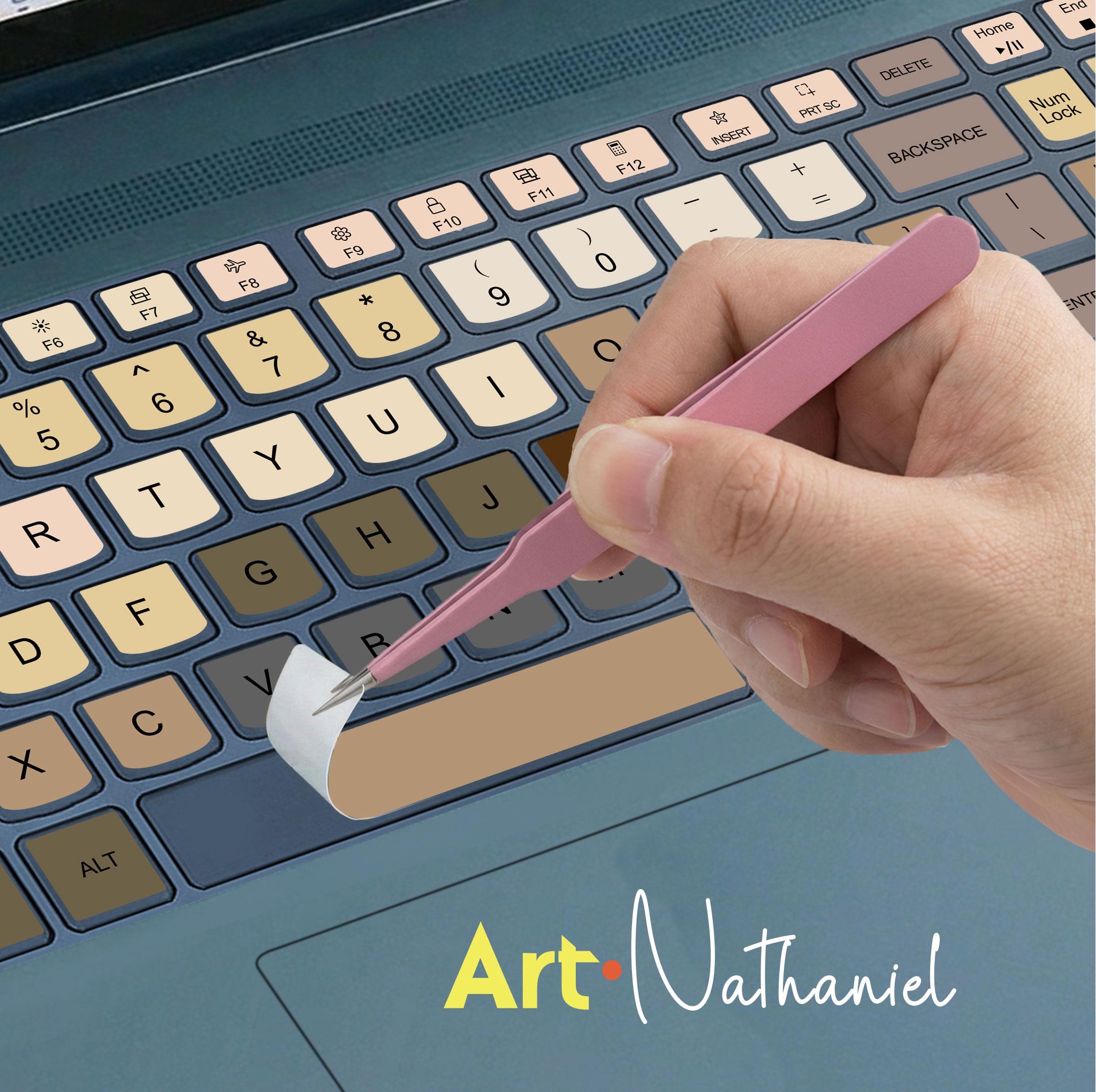 Lenovo Keyboard Skin, Coffee Gradient Vinyl Decal, Italian AZERTY ...