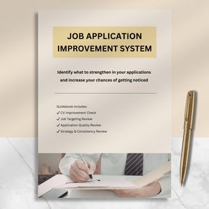 Sistema para mejorar las solicitudes de empleo / Cuaderno de trabajo para la búsqueda de empleo / Mejora tu CV y tus solicitudes / Guía de estrategia para la búsqueda de empleo