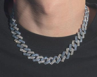 Layered Cross Necklace for Men – Silver Double Chain Christian Jewelry Gift