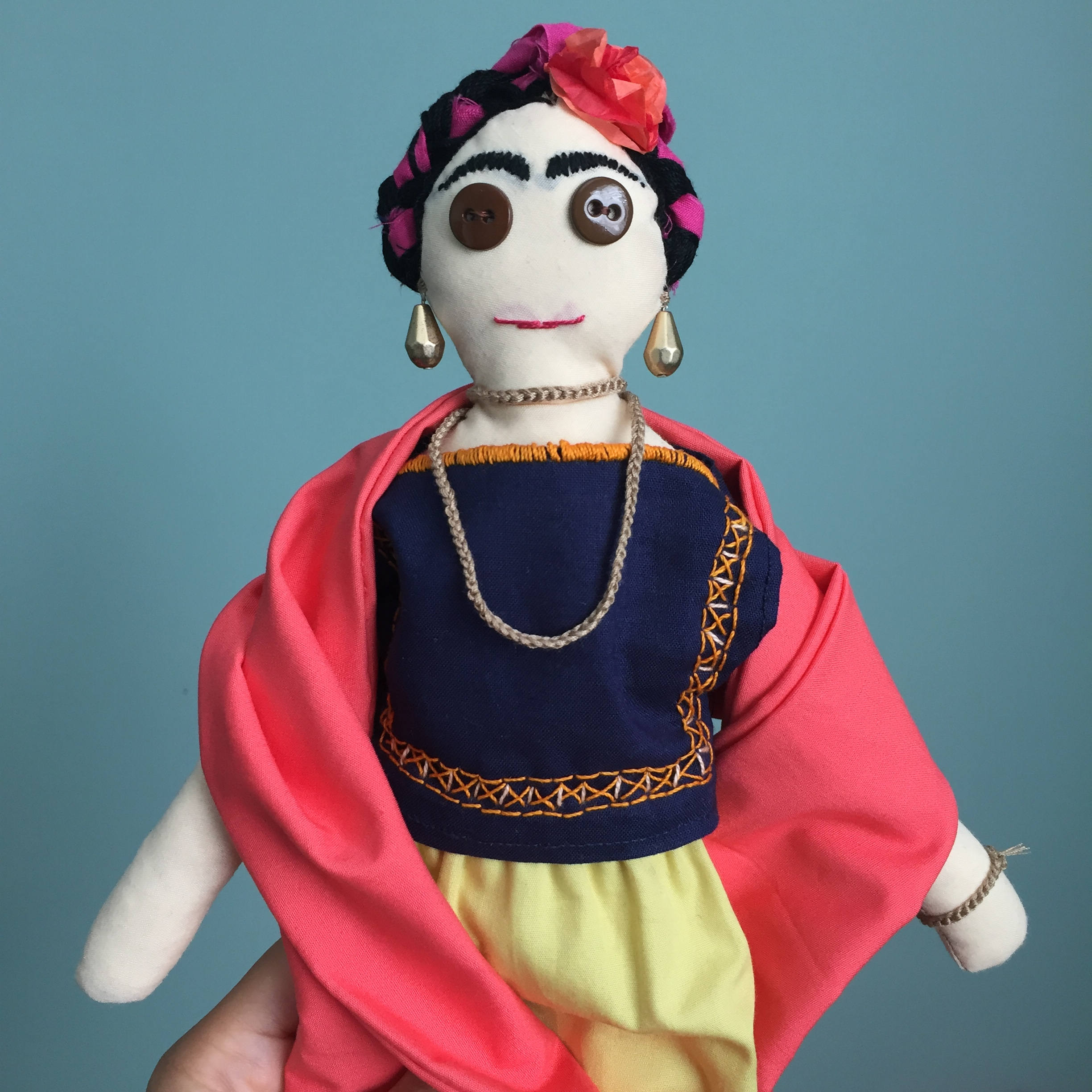 frida kahlo rag doll