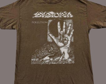 Graphic with Dystopia T-Shirt | 90s Grunge Band Tee | Unisex Cotton Shirt