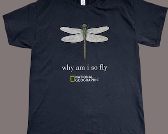 National Geographic Tshirt, 90s Grunge Bandtee,Unisex Cotton Shirt