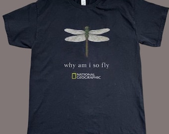 National Geographic Tshirt, 90s Grunge Bandtee,Unisex Cotton Shirt