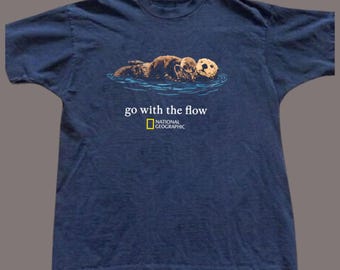 Graphic with National Geographic T-Shirt | 90s Grunge Band Tee | Unisex Cotton Shirt