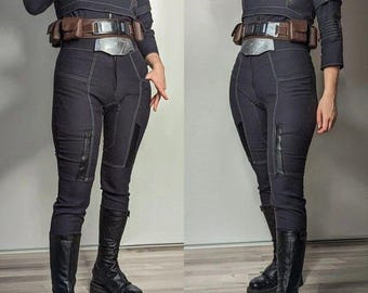 Bo-Katan Kryze Cosplay Costume | Women’s Mandalorian Flight Suit | Star Wars Bounty Hunter Outfit