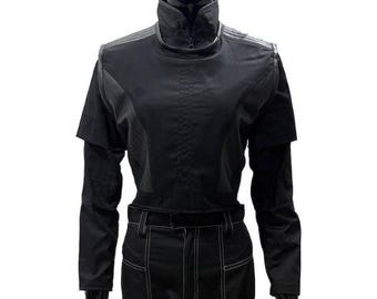 Bo-Katan Kryze Cosplay Costume | Women’s Mandalorian Flight Suit | Star Wars Bounty Hunter Outfit