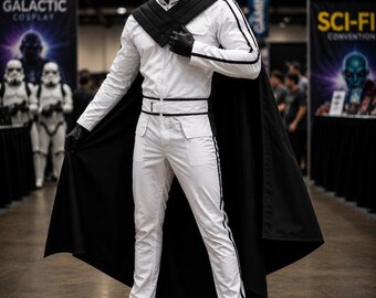 Premium Star Wars Din Djarin Mandalorian Flight Suit with Cape – 3PCS Bounty Hunter Cosplay Costume