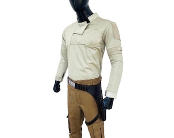 Complete costume Cal kestis Inspired by Jedi survivor Shirt Pant & Holster Belt