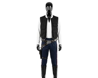 HAN SOLO COSTUME - A New Hope - Replica Quality - Jacket, Shirt + Pants - Perfect for your Star Wars Costume / Cosplay