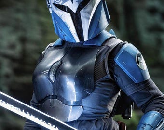 Bo-Katan Kryze Mandalorian Cosplay | Star Wars Flight Suit & Armor Undersuit | Custom Bounty Hunter Costume