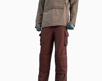 Han Solo Inspired Costume | Star Wars Cosplay Shirt & Pants Set | Smuggler Outfit for Men | Sci-Fi Convention Costume