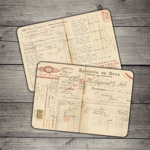 DIGITAL Vintage Ephemera Druckbares Junk Journal - Digitale Papiere - Digital Collage Sheet Download - VBM1500