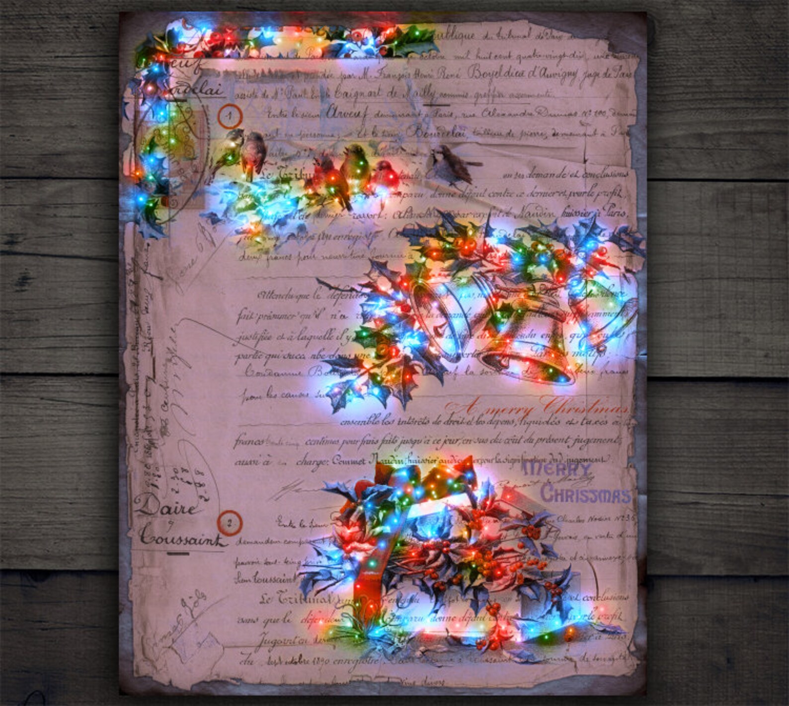digital-glowing-christmas-lights-printable-junk-journal-etsy