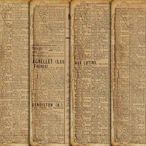 DIGITAL Vintage Newspapers - Junk Journal Digital Collage Sheet Download - VBM1869