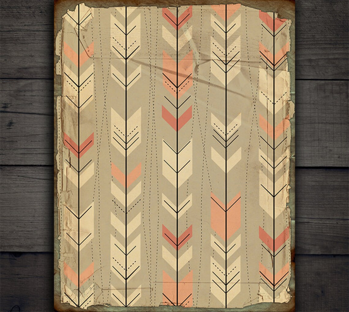 DIGITAL Vintage Aztec Digital Paper Download VBM1995 | Etsy