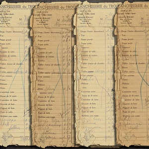 CYFROWY Vintage French Junk Journal Ephemera - Cyfrowy arkusz kolażu do pobrania - VBM1831